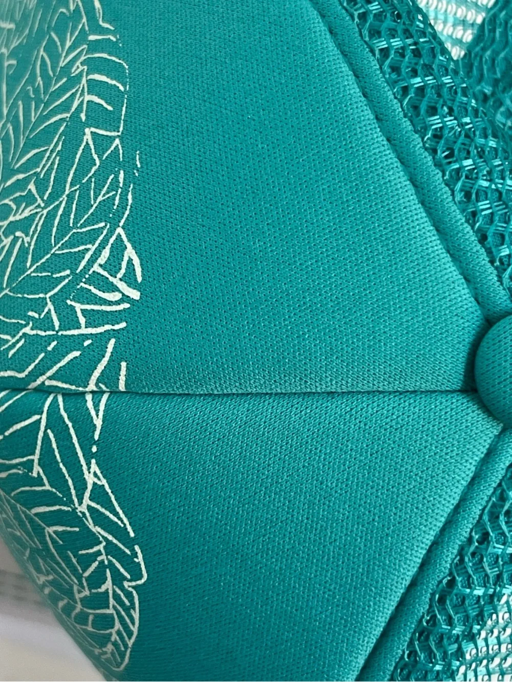 Roxy Women's Teal and White Mesh Trucker Hat